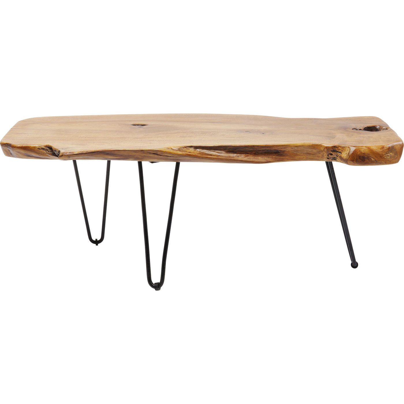 Kare Design Aspen Sofabord Natur Teaktræ Stål 106x41