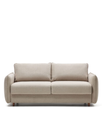 Kave Home Carlota   Pers  Sovesofa Beige Chenille  140cm