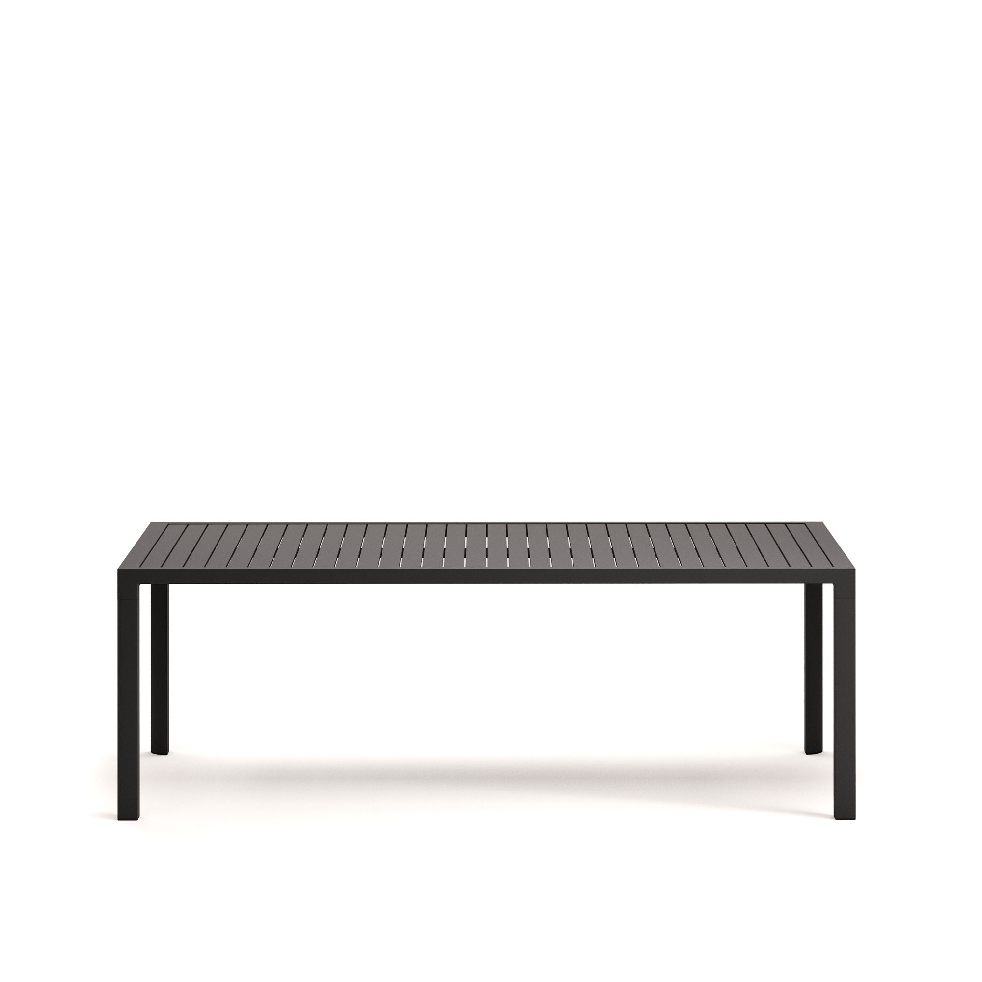 Kave Home Culip Havebord Rektangulær Grå Aluminium 220x100