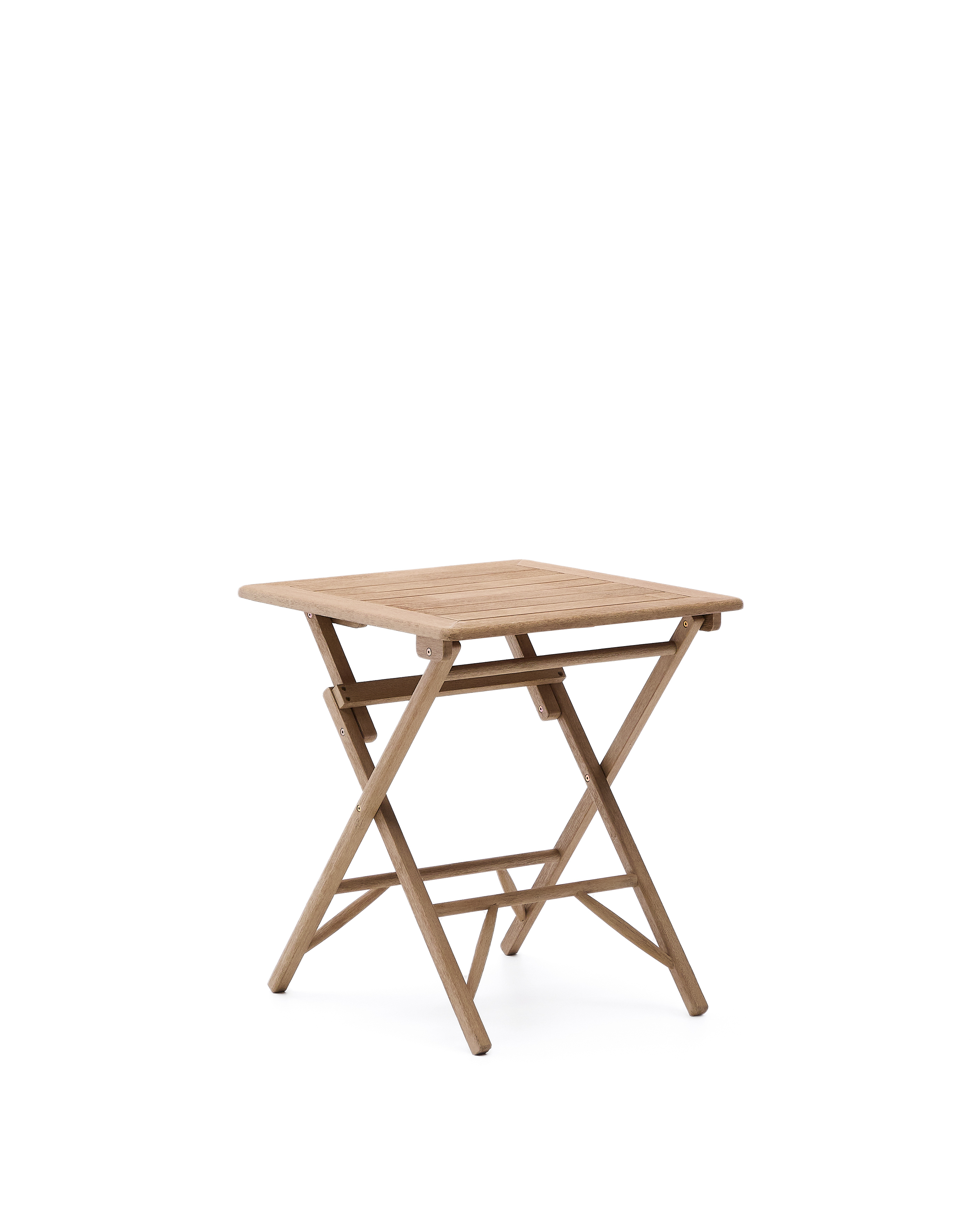 Kave Home Dandara Havebord  Foldbar  Kvadratisk Natur Akacietræ  66x66