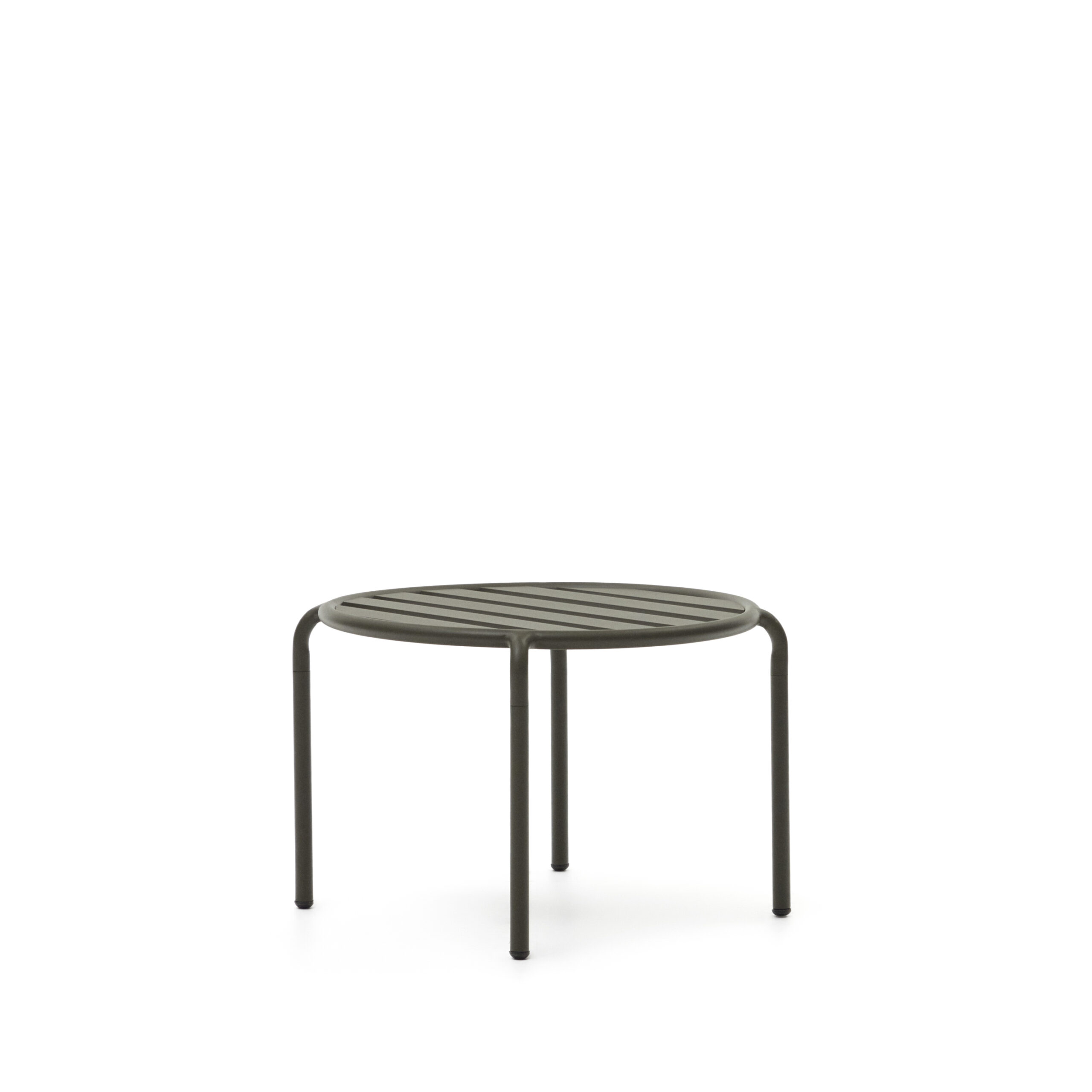Kave Home Joncols Havebord Rund Grøn Aluminium ø68