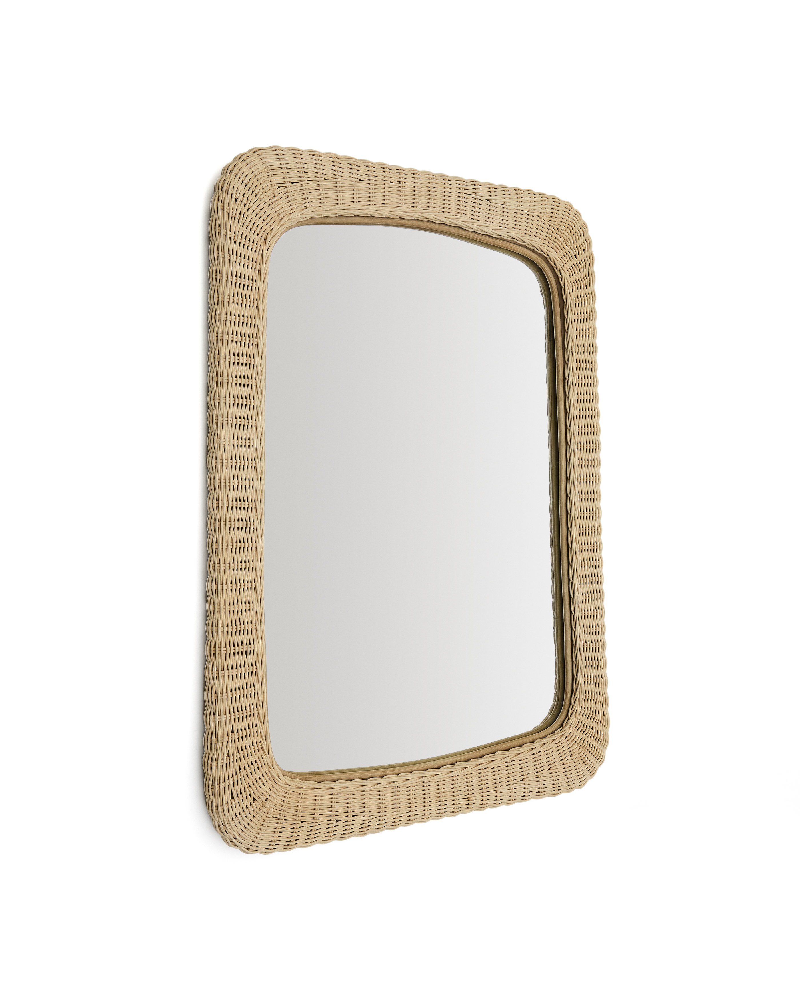 Kave Home Zilna Rattan Spejl 58   79cm