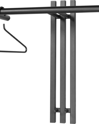 Knagerække Knageophæng Spinder Design Senza Sortlakeret Stål H63 5xb65xd28 Cm