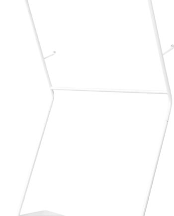 Knagerække Og Hattehylde Spinder Design Nox Hvid Stål 166ã 91 5ã 35 Cm
