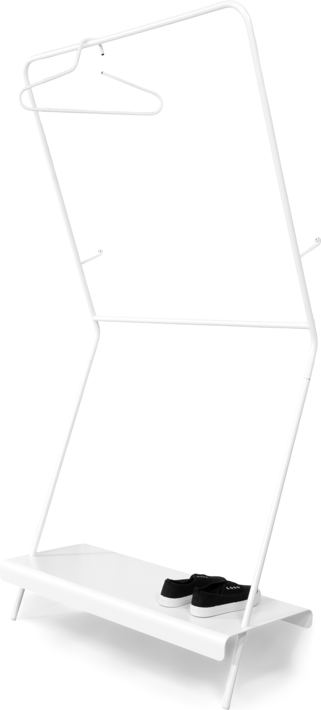 Knagerække Og Hattehylde Spinder Design Nox Hvid Stål 166ã 91 5ã 35 Cm