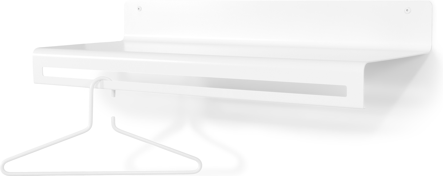 Knagerække Og Hattehylde Spinder Design Sway Hvid Stål 78 Cm