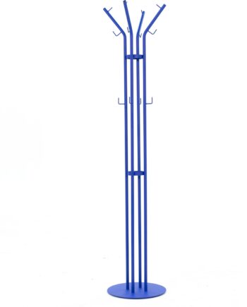 Knagerække Spinder Design Charly Ultramarin Stål Fritstående Frakkestativ H170 Cm