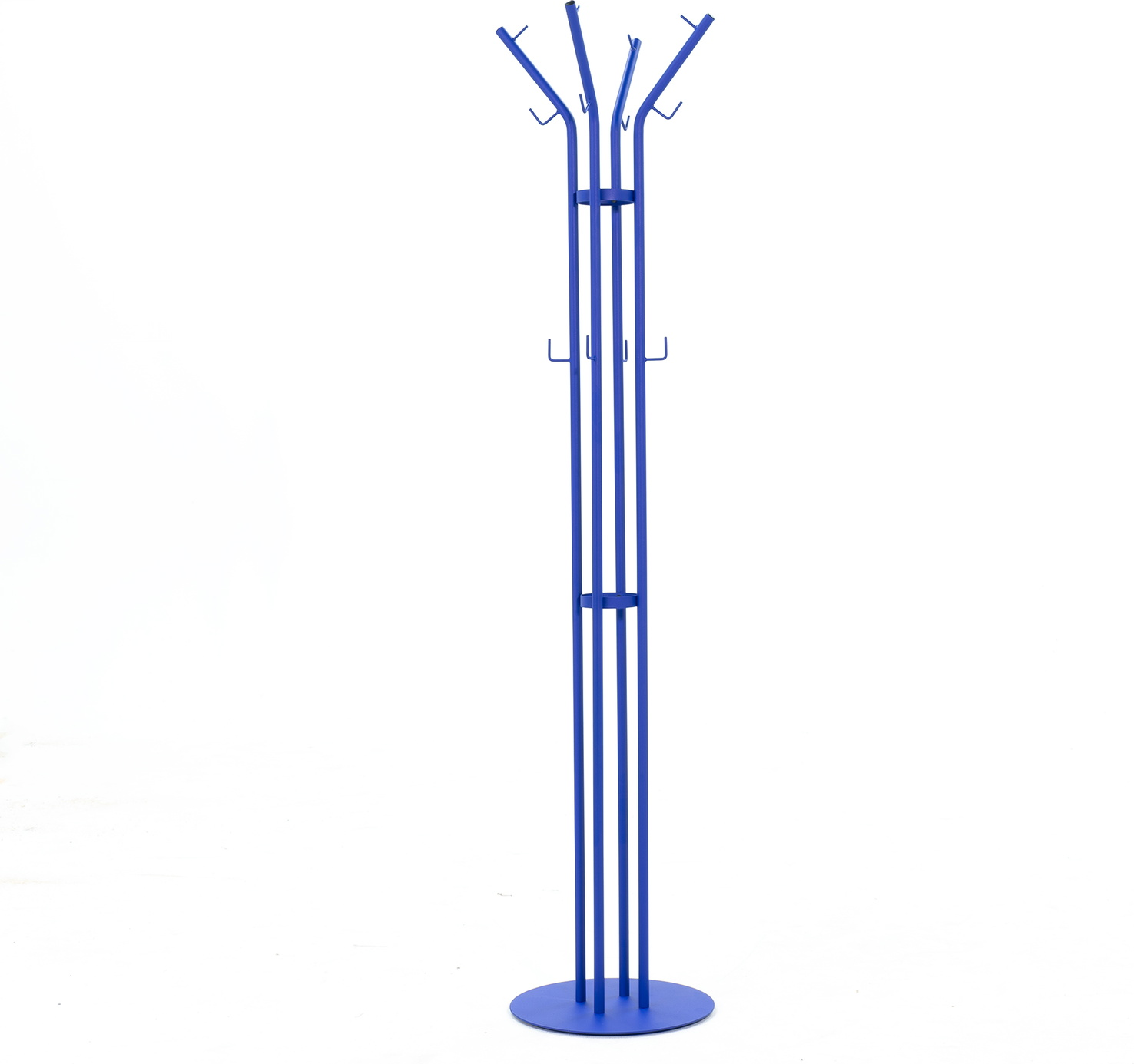 Knagerække Spinder Design Charly Ultramarin Stål Fritstående Frakkestativ H170 Cm