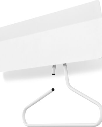Knagerække Spinder Design Vigilo   Hvidlakeret Stål Med Skjult Hylde 16ã 77ã 10 Cm