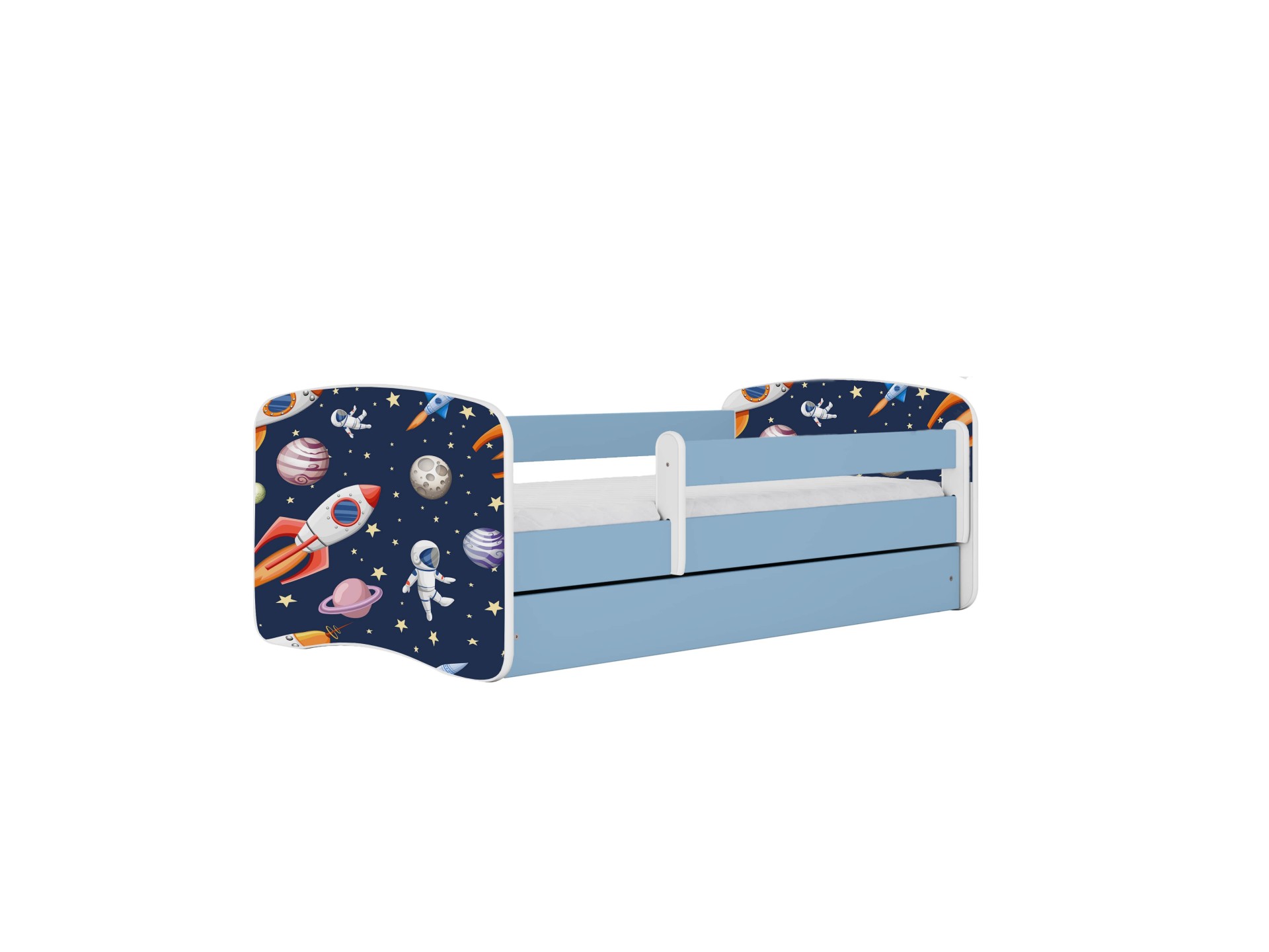 Kocot Kids Seng Babydreams Blue Cosmos Med Skuffe Og Madras 160 80