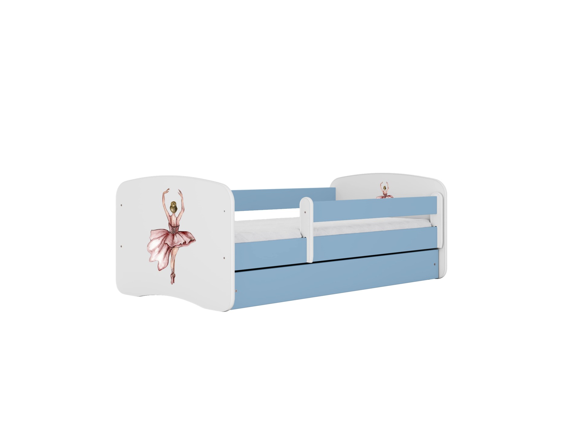 Kocot Kids Seng Babydreams Blue Dancer Med Skuffe Og Madras 140 70