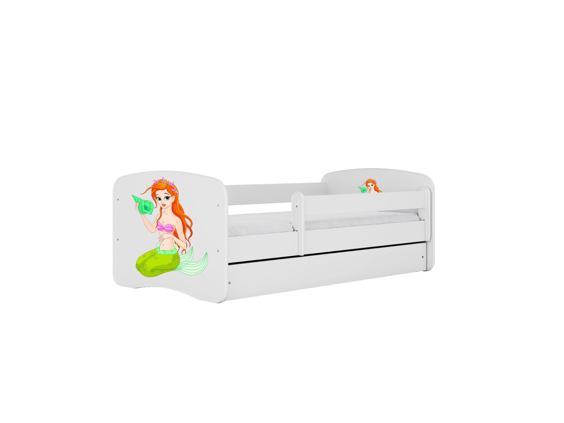 Kocot Kids Seng Babydreams Hvid Havfrue Med Skuffe Med Madras 160 80