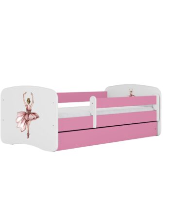 Kocot Kids Seng Babydreams Pink Dancer Uden Skuffe Med Madras 140 70