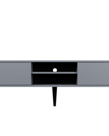 Kocot Rtv Toronto Tv-bord       Låger Og   Hylde Grå Finér Og Bøgetræ  160x35
