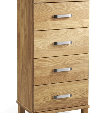Kommode Oscarssons Möbel Nadja   Massiv Eg  Lakeret Finish    Skuffer  Skandinavisk Design  H93ã B40ã D31 Cm