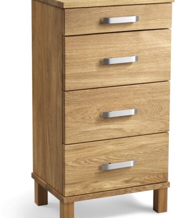 Kommode Oscarssons Möbel Nadja  Massiv Lakeret Eg    Skuffer  75x40x31 Cm