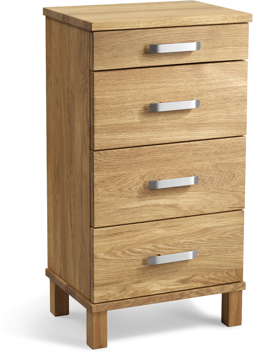 Kommode Oscarssons Möbel Nadja Skuffer Massiv Olieret Egetræ H75xb40xd31 Cm