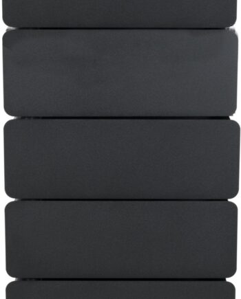 Kommode Skoskab Joey Spinder Design Sort Stål   Låger H98 5ã 37ã 26 Cm