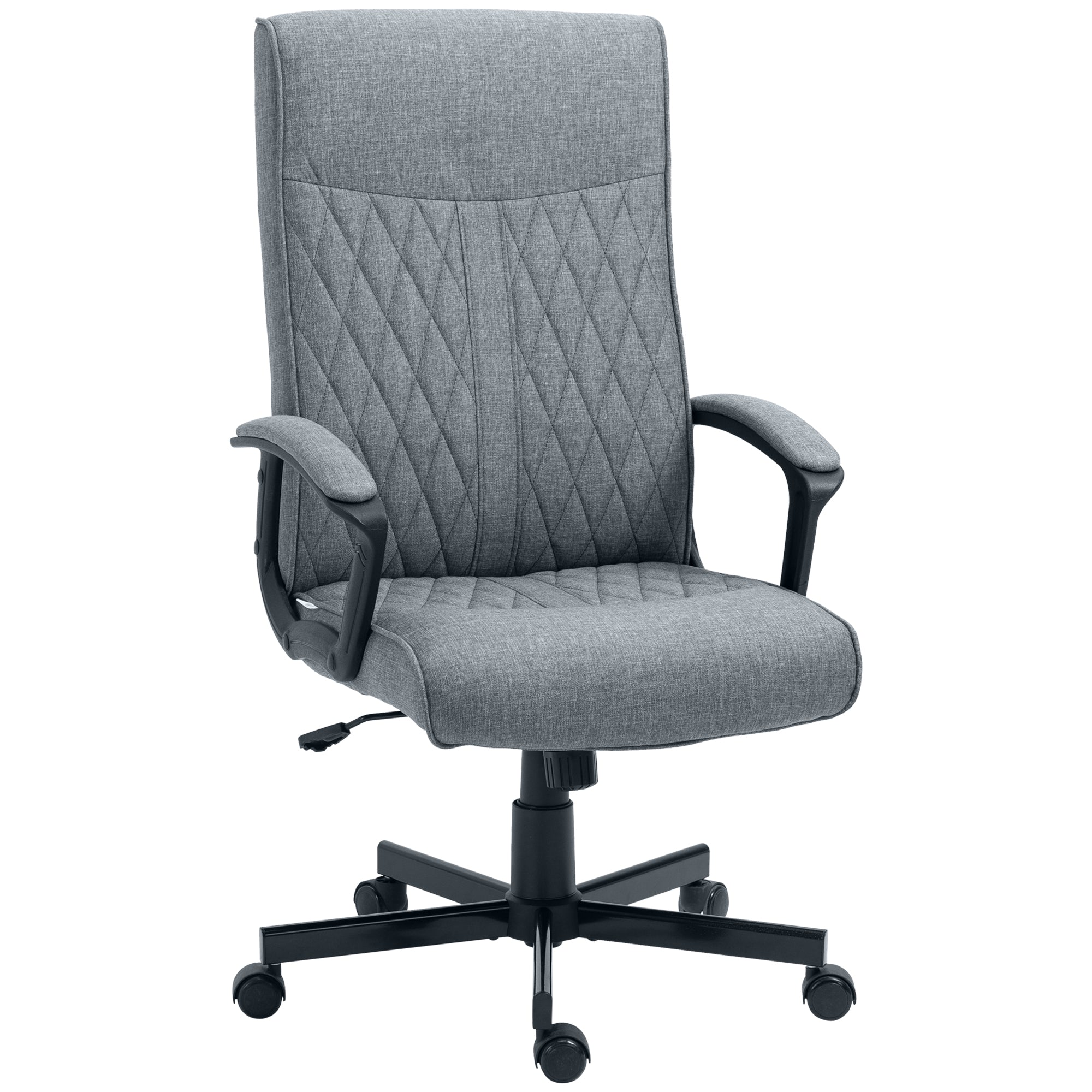 Kontorstol  Højdejusterbar  Vipbar  Ergonomisk Kontorstol  Grå