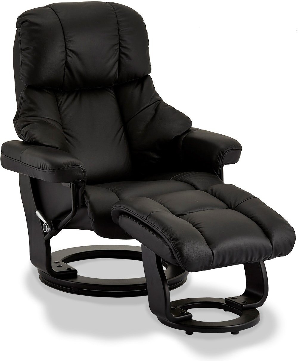 Lænestol Hvilestol Nielsen Design Crick Sort Læder H107xb83xl88 Cm