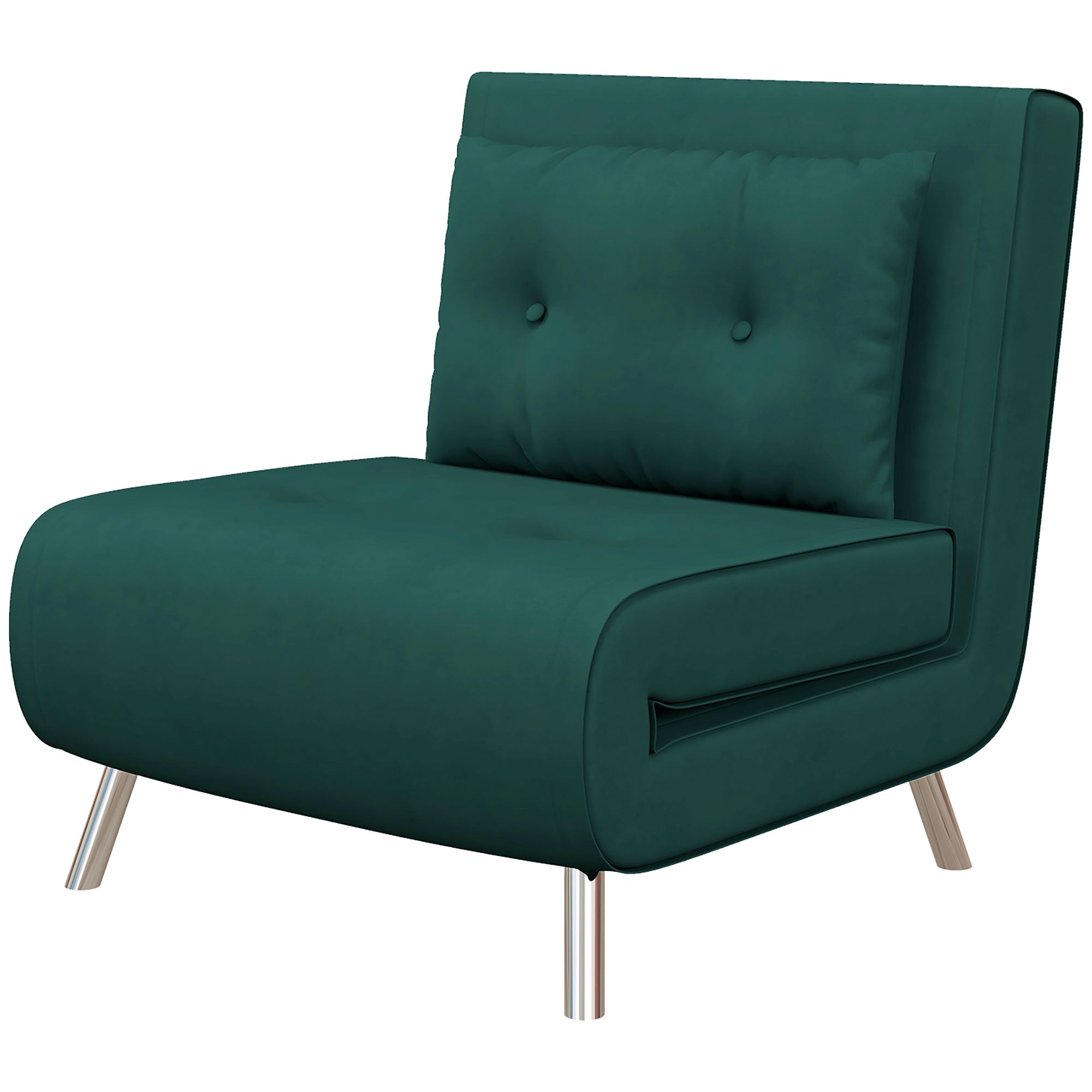 Lænestol Med Lænefunktion  Knapsyninger  Linnedlook  77 Cm   88 Cm   83 Cm  Grøn