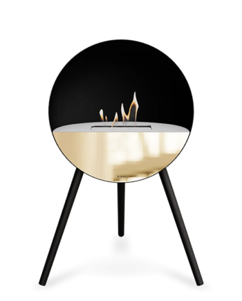 Le Feu Eye Bioethanolpejs   Sort Sorte Ben Hvid Top Rose Gold Front  : Erling Christensen Møbler
