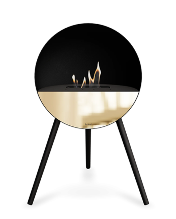 Le Feu Eye Bioethanolpejs   Sort Sorte Ben Sort Top Rose Gold Front  : Erling Christensen Møbler