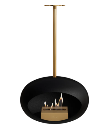 Le Feu Sky Biopejs   Sort Rose Gold 100 Cm Rose Gold Brænder  : Erling Christensen Møbler