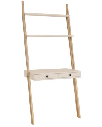 Leno Stigehylde Skrivebord 79x183cm Brun Beige