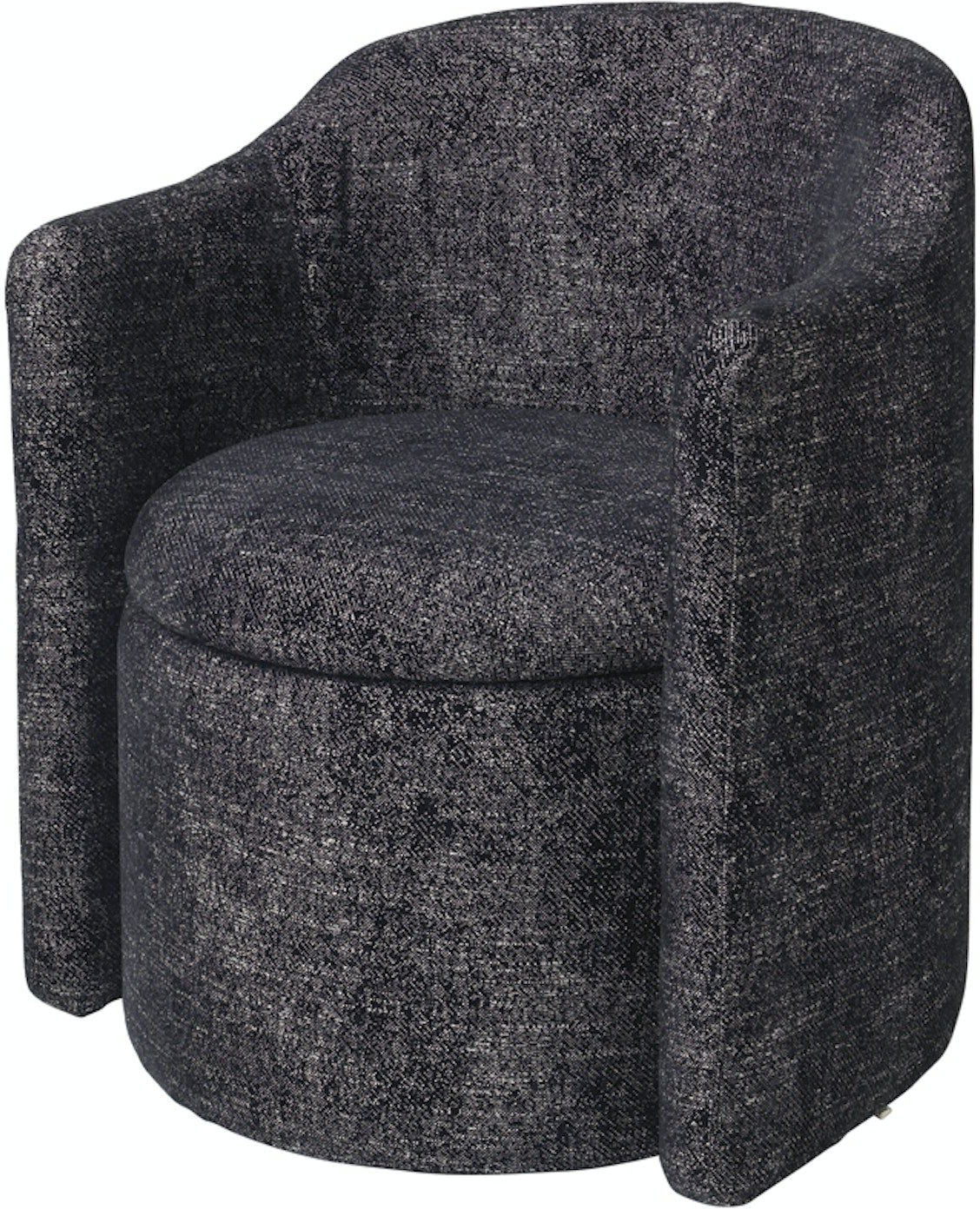 Loungestol Broste Copenhagen Pond Sort   Blødt Polyester- Og Viskosebetræk  Elegant Design