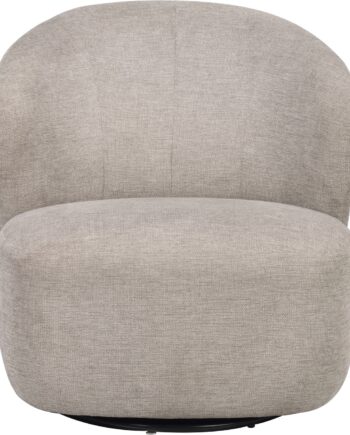 Loungestol Rowico Roselawn Lænestol   Beige Stof  Fsc-krydsfinér  360 Drejefunktion