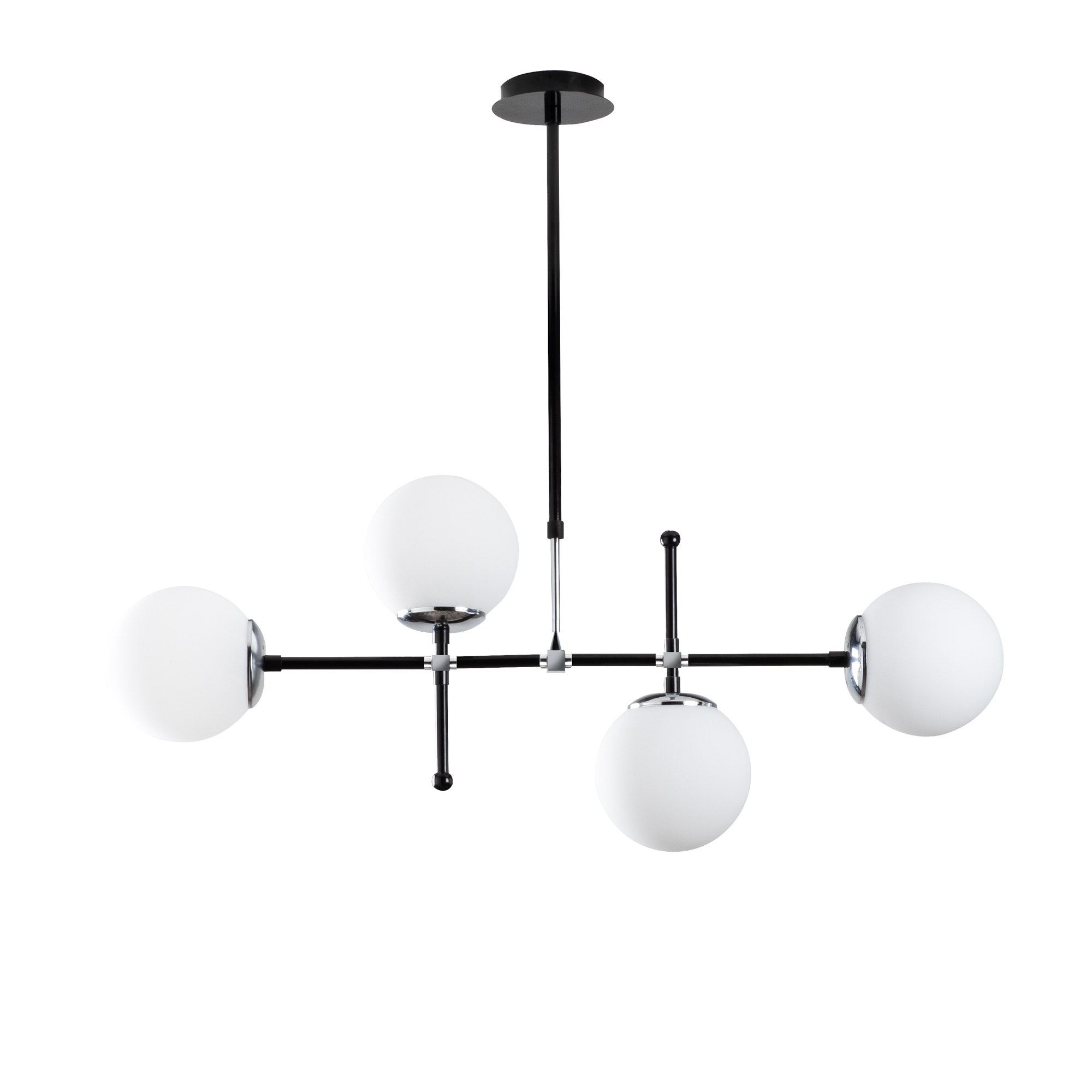 Lumi Caltanissetta Loftlampe Hvid Og Sort Metal