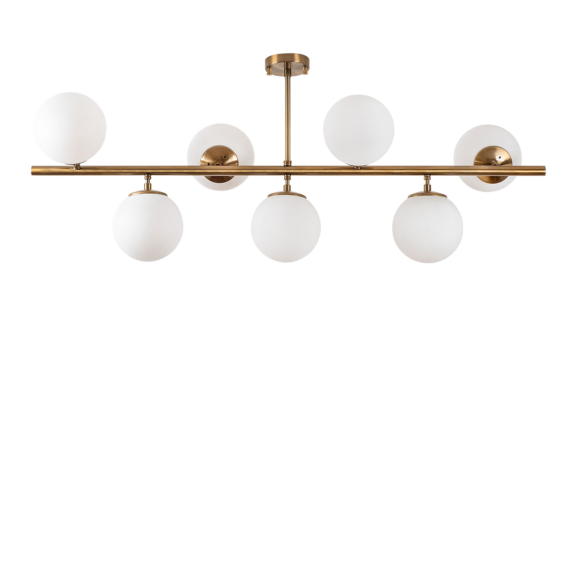 Lumi Caserta Loftlampe Glas Og Guld Metal