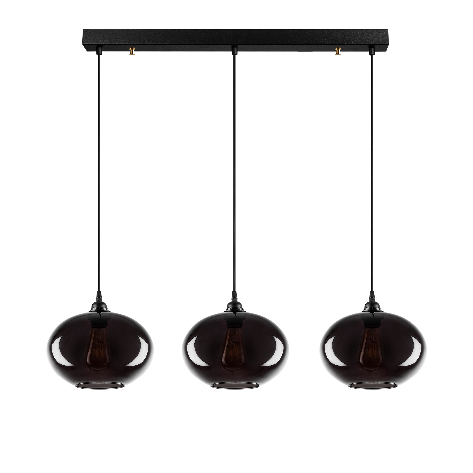 Lumi Celestria Loftlampe Røgfarvet Glas Og Metal