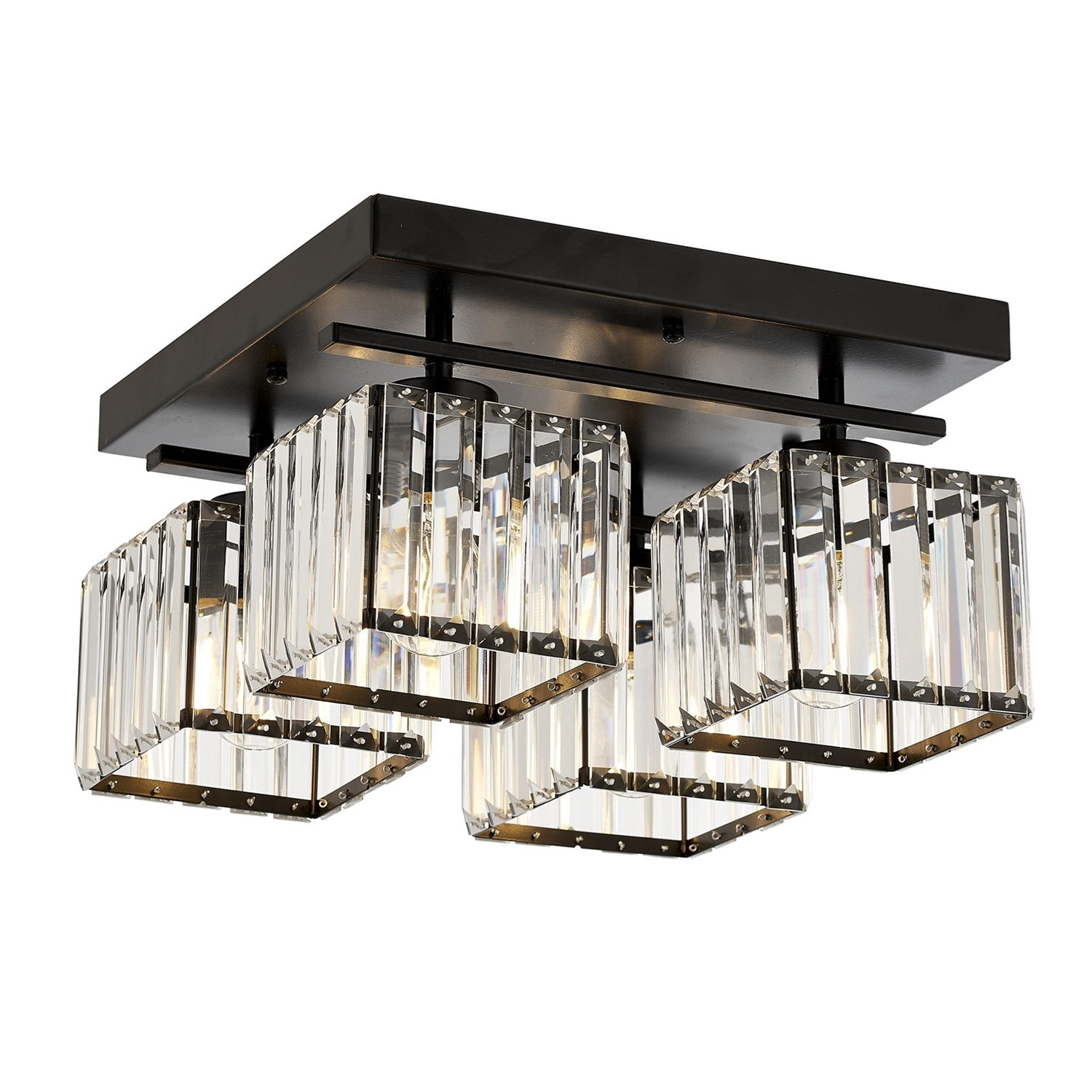 Lumi Figueira Da Foz Loftlampe Guld Krystal Og Metal