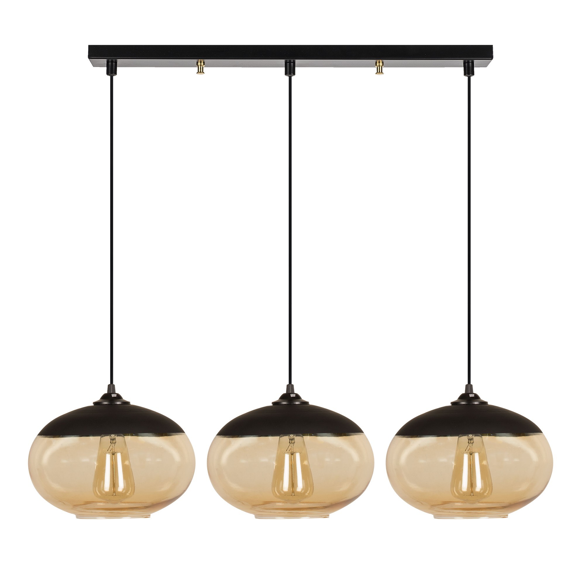 Lumi Loftlampe Sort Metal