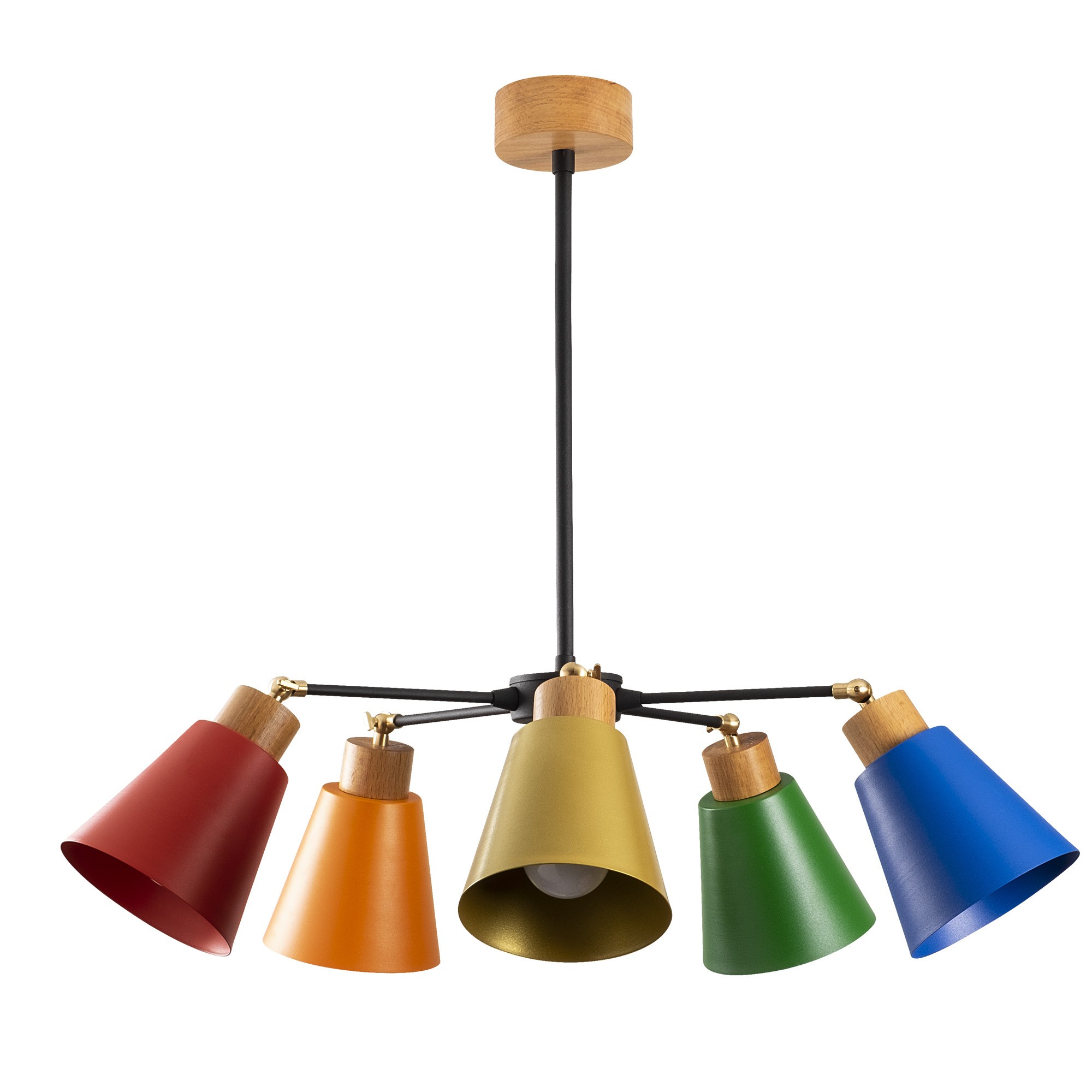 Lumi Logroã   Loftlampe Hvid Og Kobberfarvet Metal