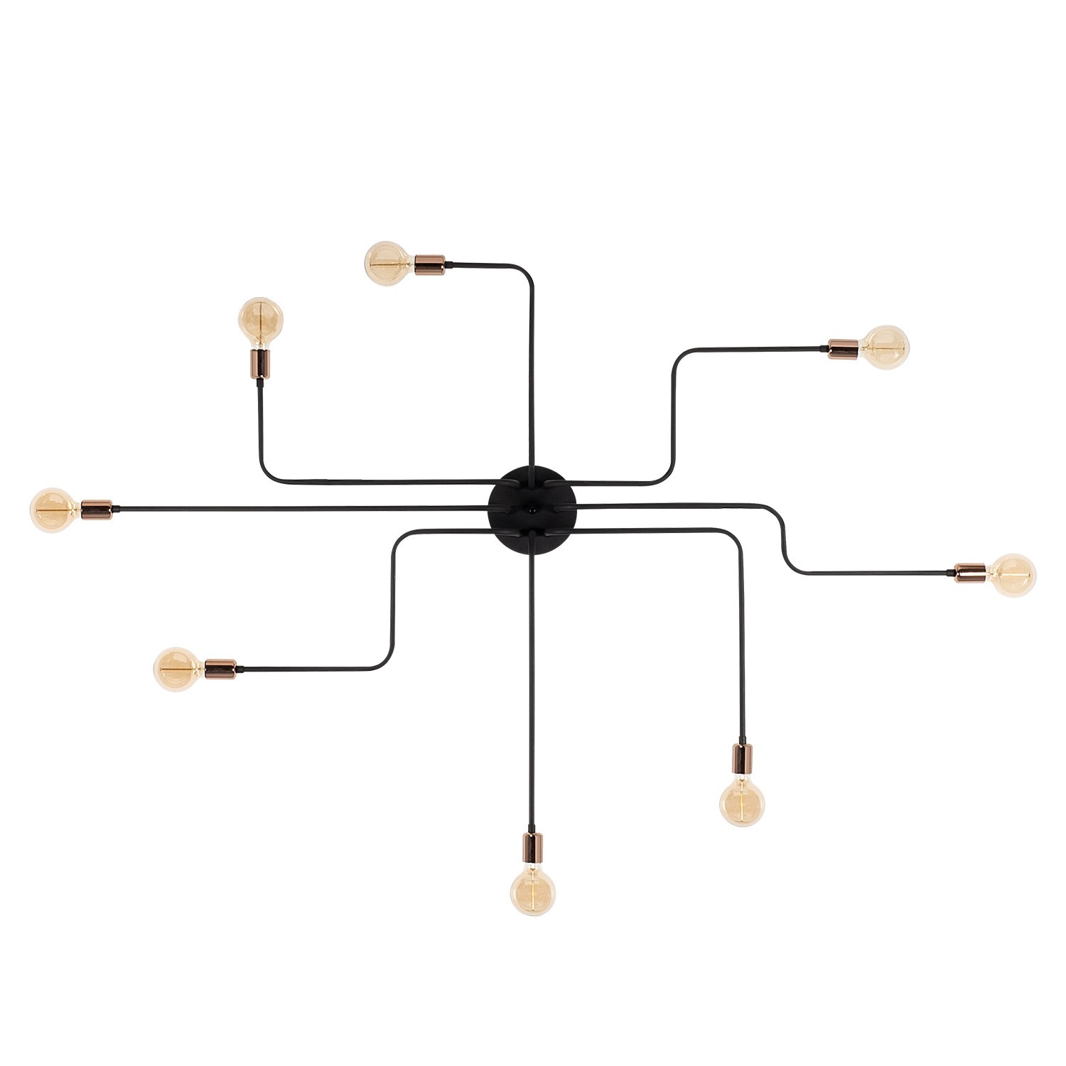 Lumi Matera Loftlampe Sort Metal