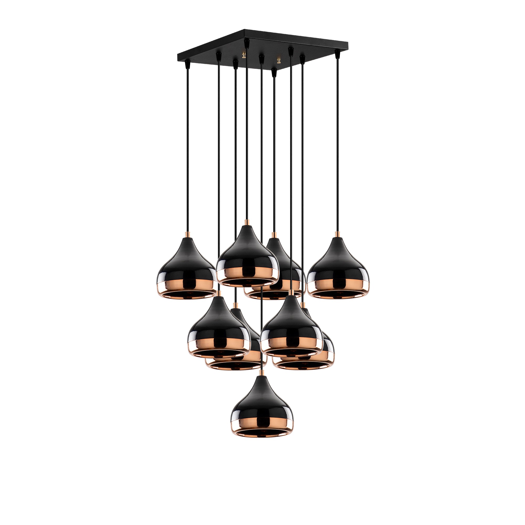 Lumi Pavia Loftlampe Sort Metal