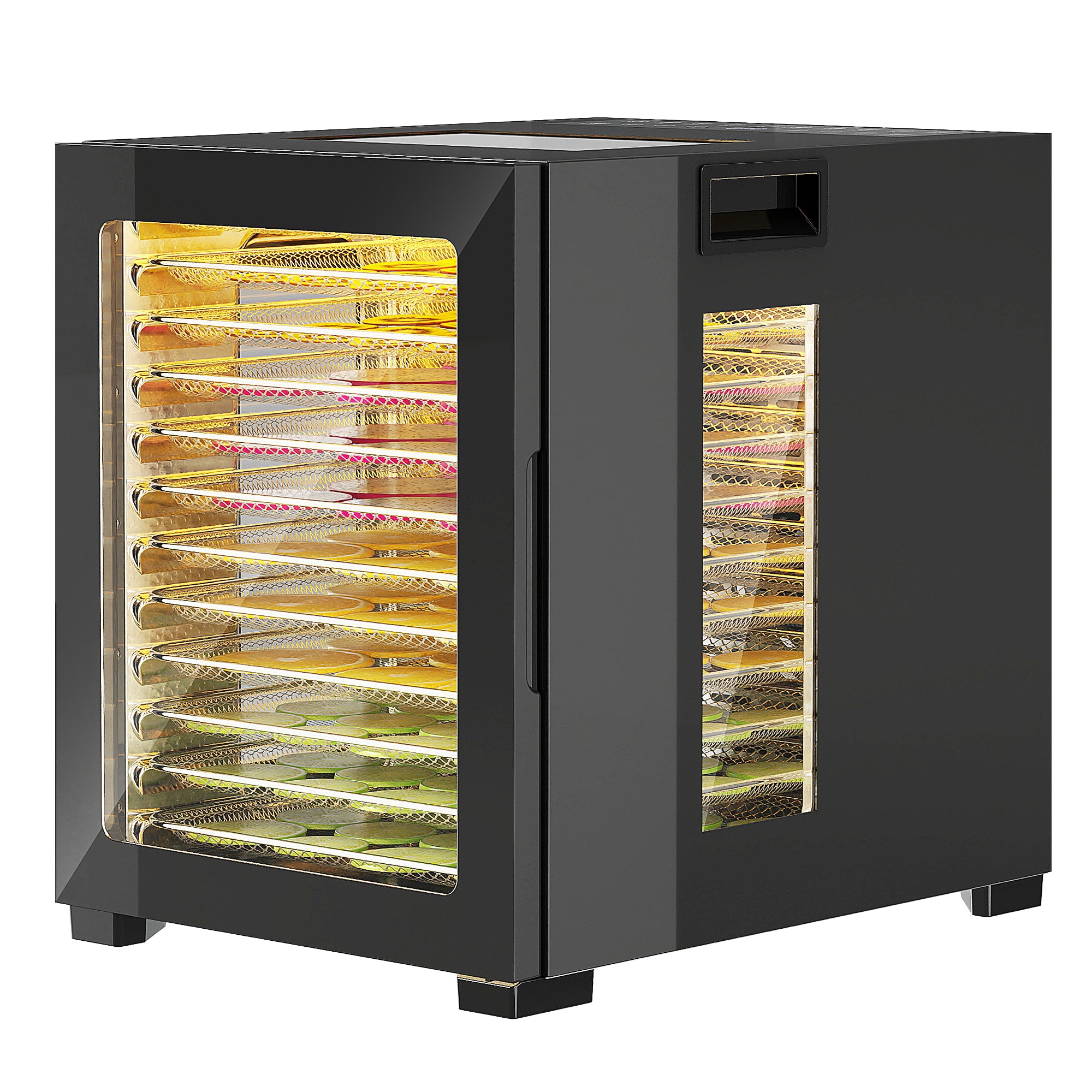 Mad-dehydrator  850    40-70â   Temperaturkontrol  48-timers Timer  12 Bakker  Rustfrit Stål  Sort