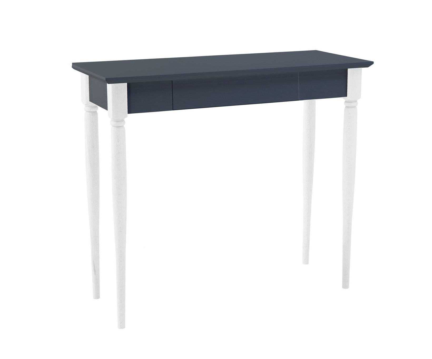 Mamo Skrivebord 85x40 Cm Hvide Ben   Grafit