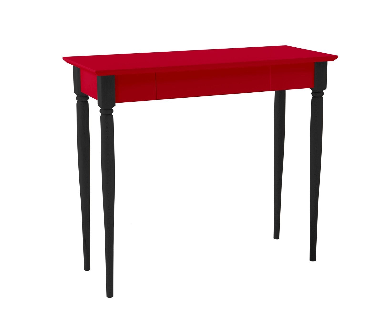 Mamo Skrivebord 85x40 Cm Sorte Ben   Røde