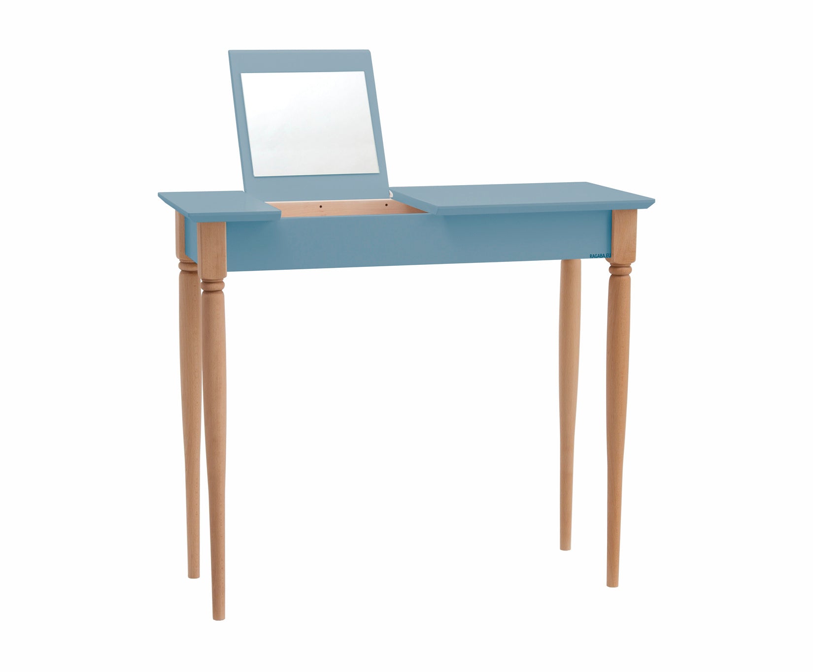 Mamo Sminkebord Med Spejl 85x35cm Gentle Blue
