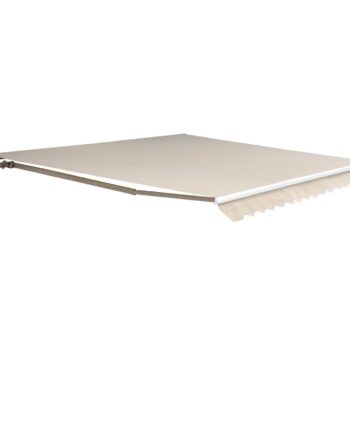 Markise Med Leddelt Arm  Justerbar Klemme  Terrassemarkise            Solbeskyttelse Med Håndsving  Balkonmarkise  Beige