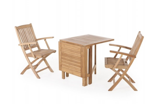 Marstal Teak Cafesæt Mia Stole Armlæn