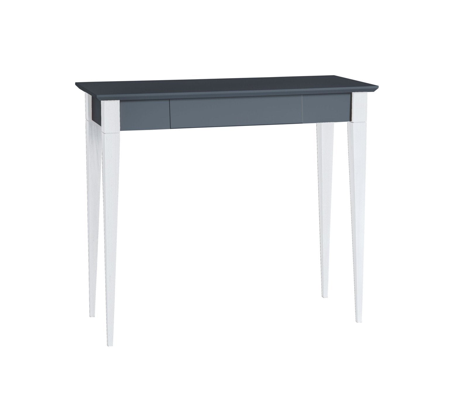 Mimo Skrivebord 85x40cm Hvide Ben   Grafit