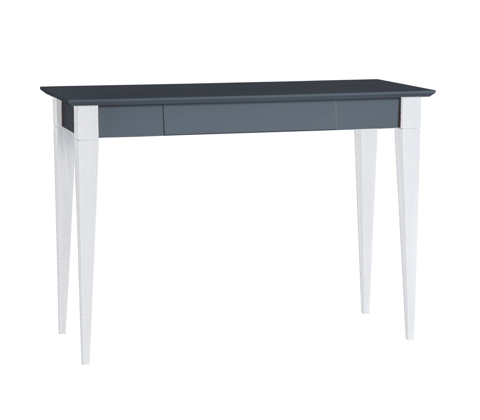 Mimo Skrivebord 105x40cm Hvide Ben   Grafit