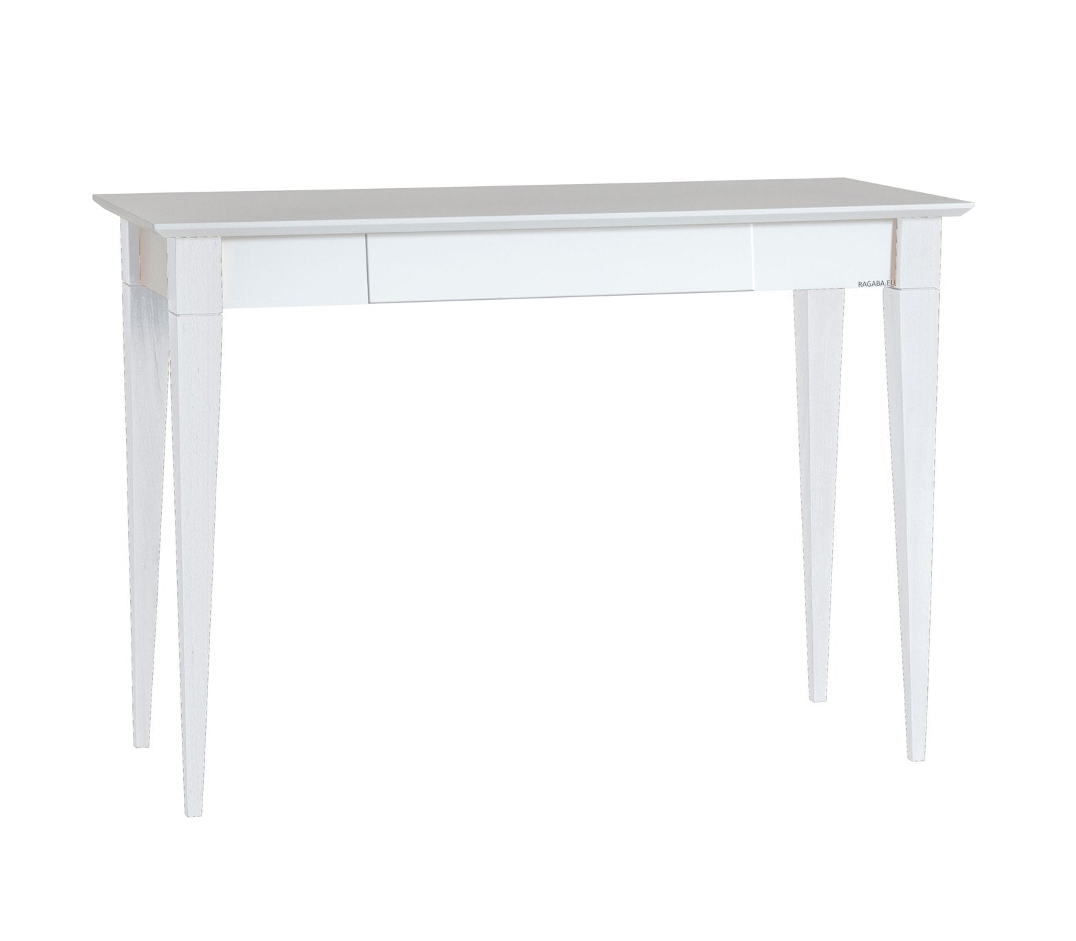 Mimo Skrivebord 105x40cm Hvide Ben   Hvide