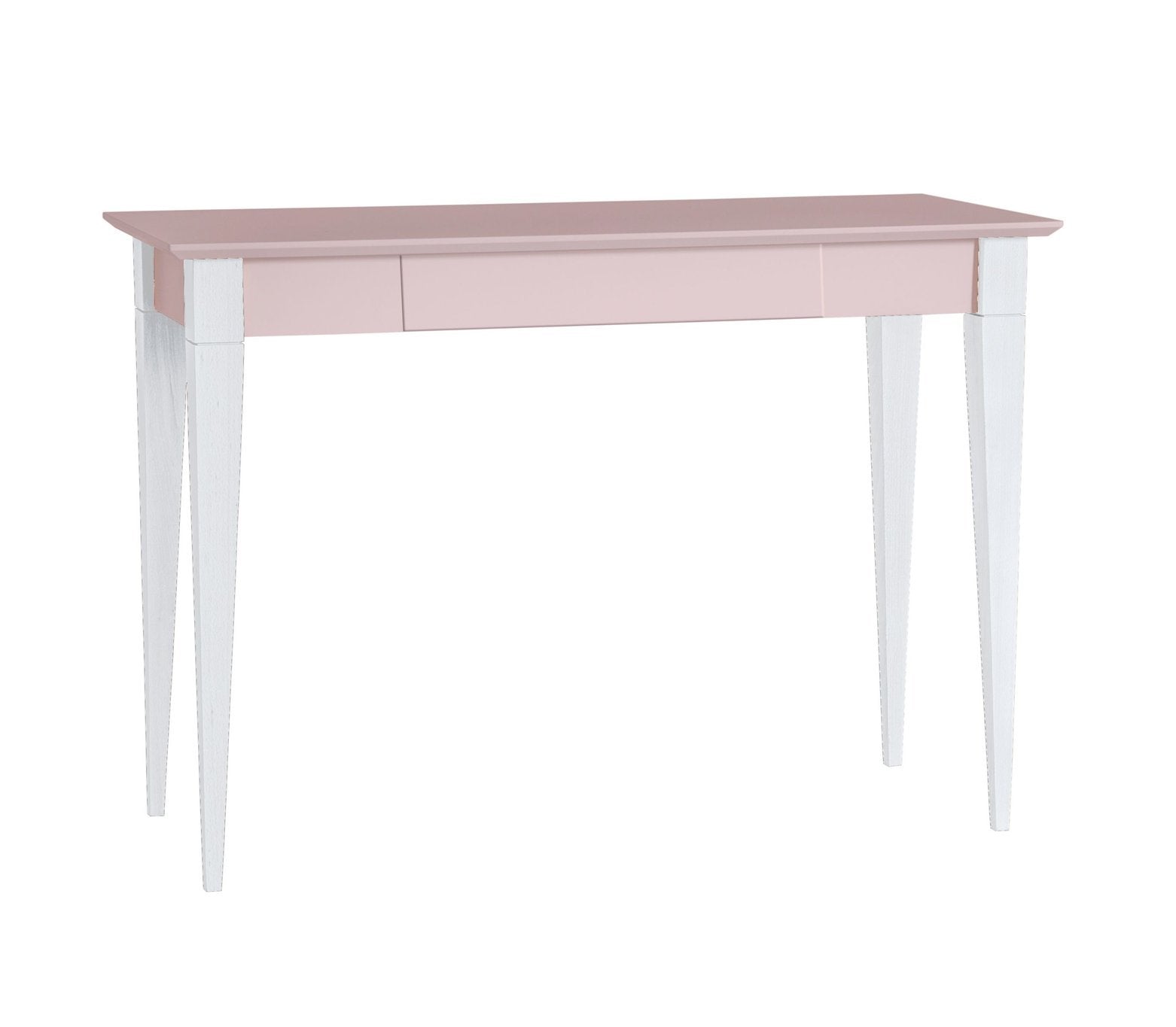 Mimo Skrivebord 105x40cm Hvide Ben   Pink