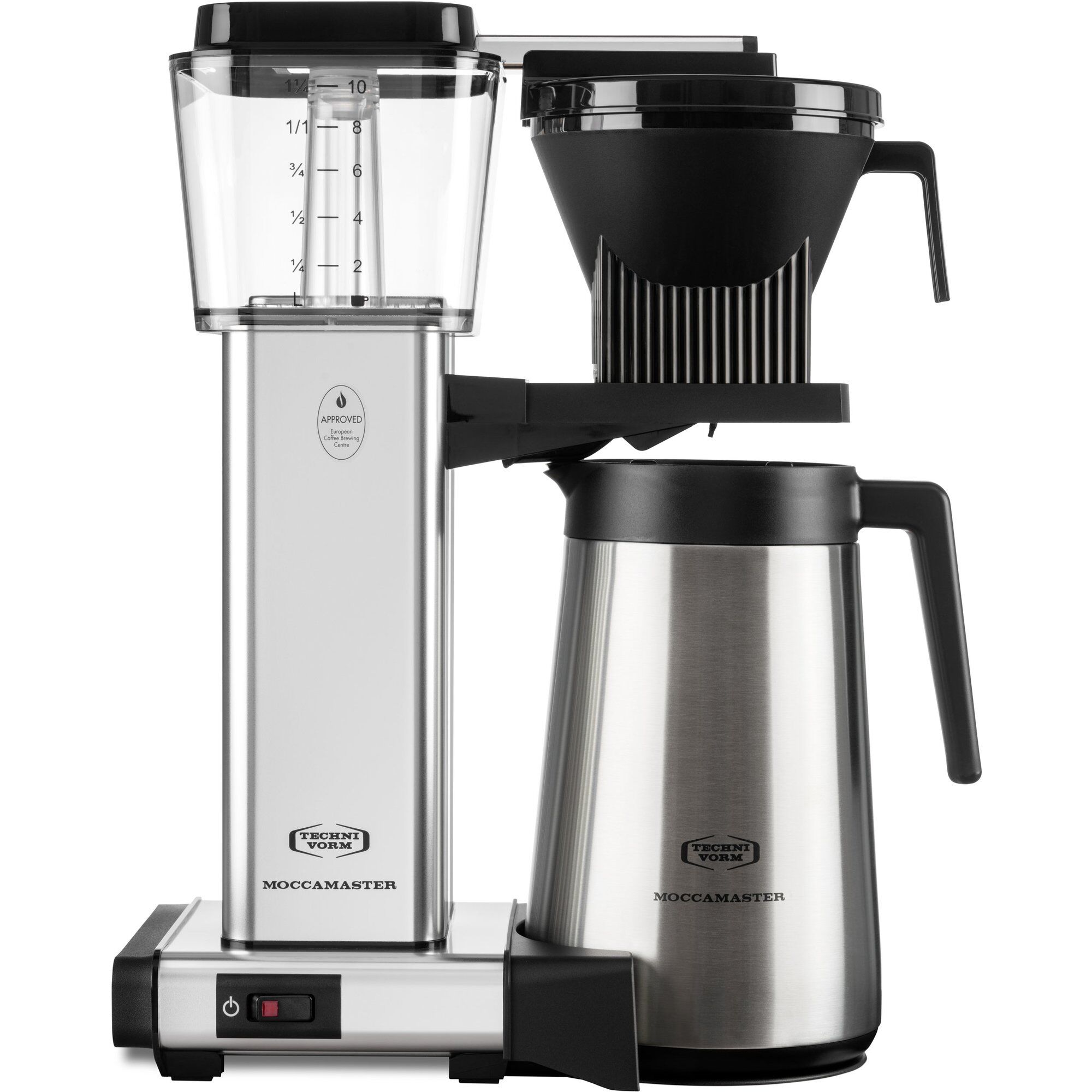 Moccamaster Automatic Thermo Kaffebrygger 25 Liter Polished Silver